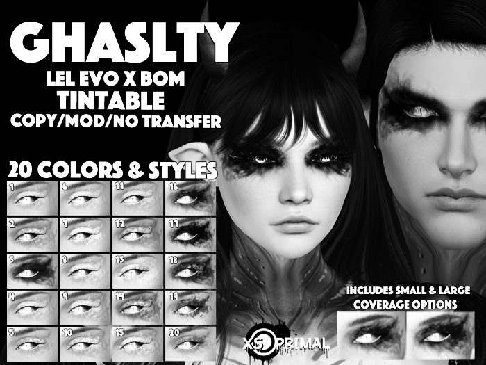 Second Life Marketplace XS Primal EvoX Ghastly DEMO
